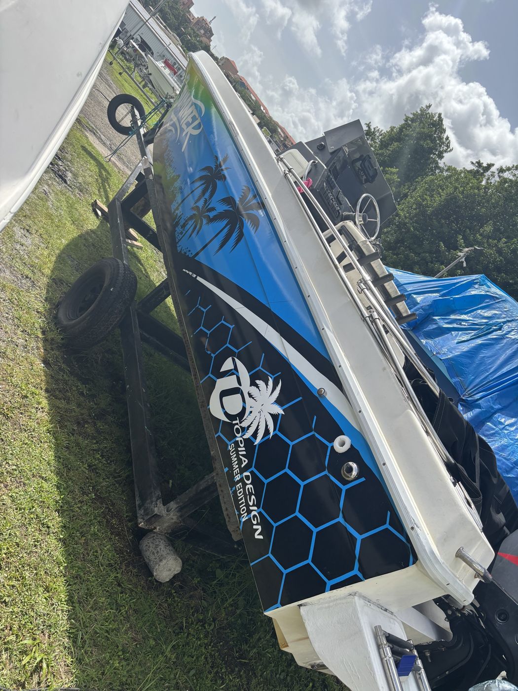 Bateau, détail – covering