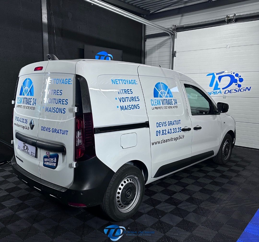 Clean’Vitrage 34 – marquage publicitaire