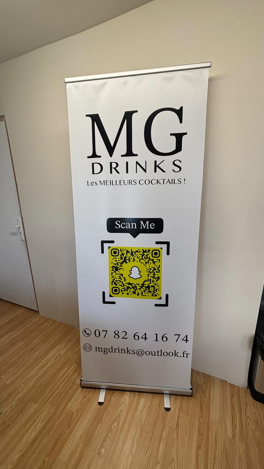 Roll-up personnalisé MG Drinks